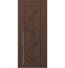 Дверь деревянная межкомнатная Лира венге ПГ